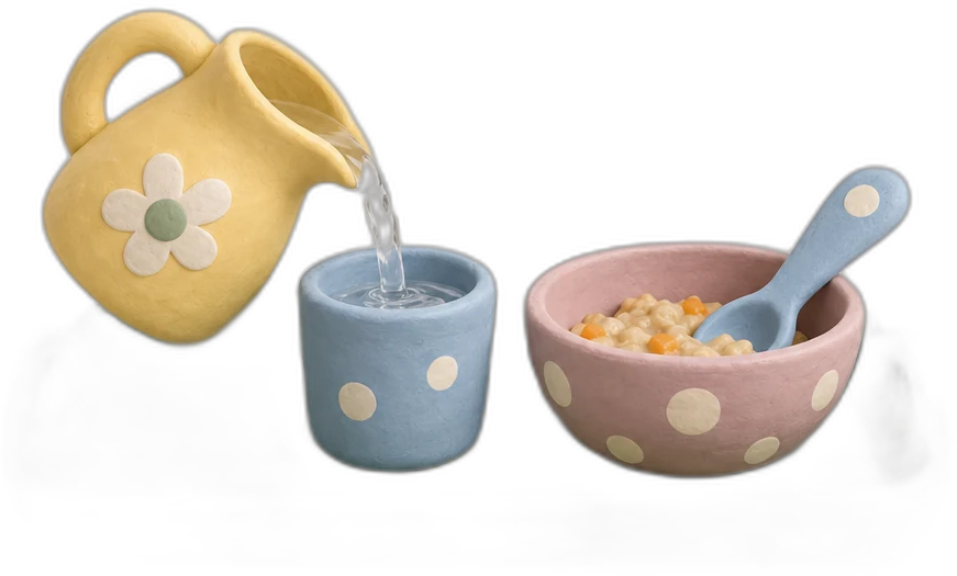 Illustration en pâte à modeler : le lien avec les familles